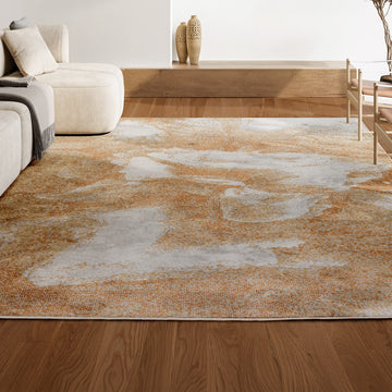 Petalo Abstract Two-tone Modern Area Rug